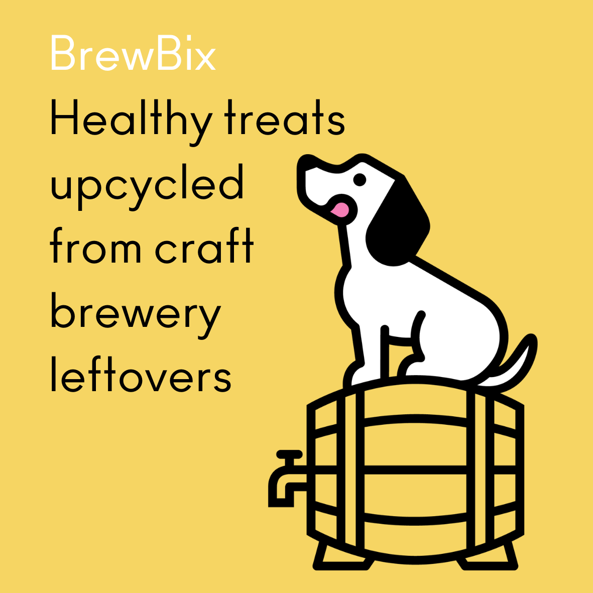 BrewBix Peanut Butter Dog Biscuits