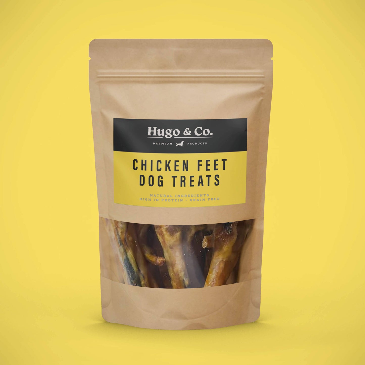 Hugo & co chicken feet dog treats