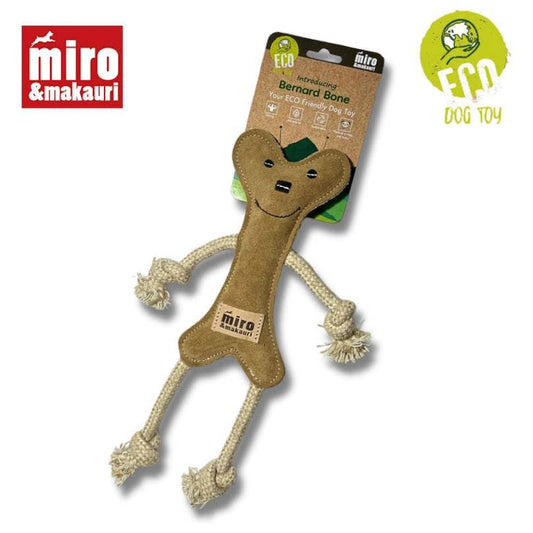 Miro and Makauri bernard bone eco friendly dog toy