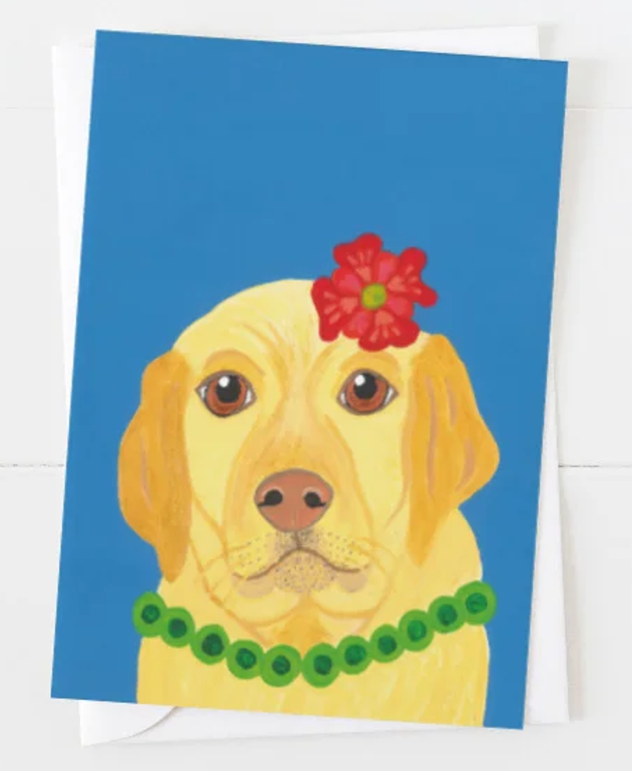 Pup goes the easel archie card