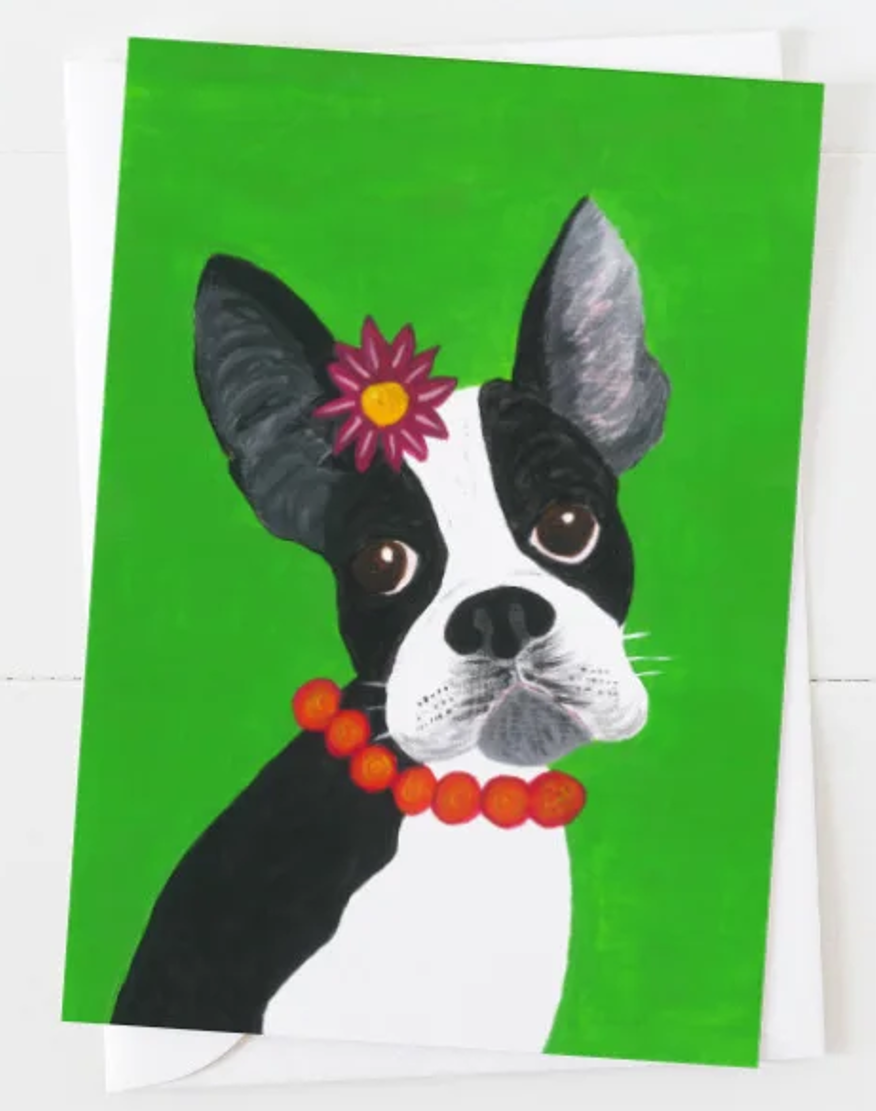 pup goes the easel baguette card