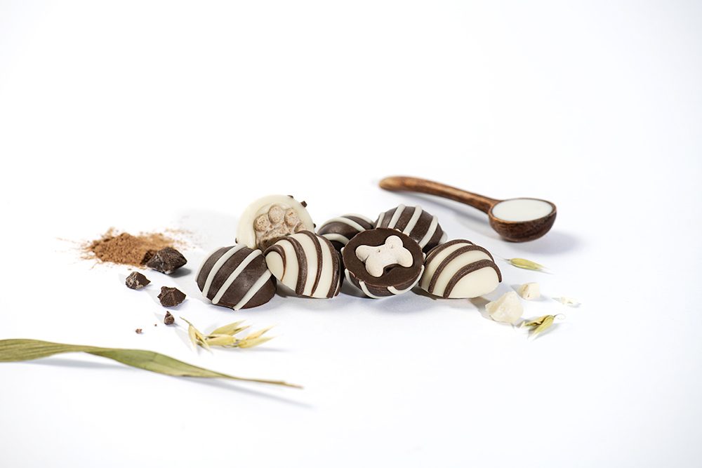 ruffingtons terrier truffles on a table
