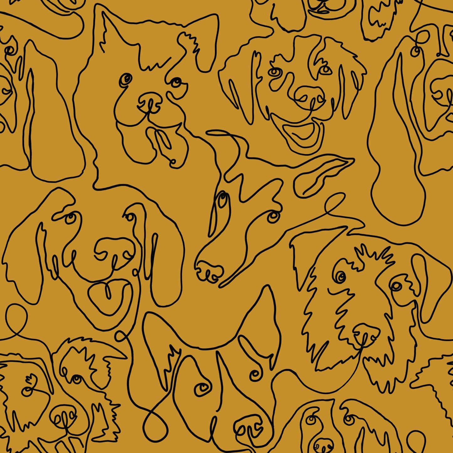 UK made settle mat doodles pattern