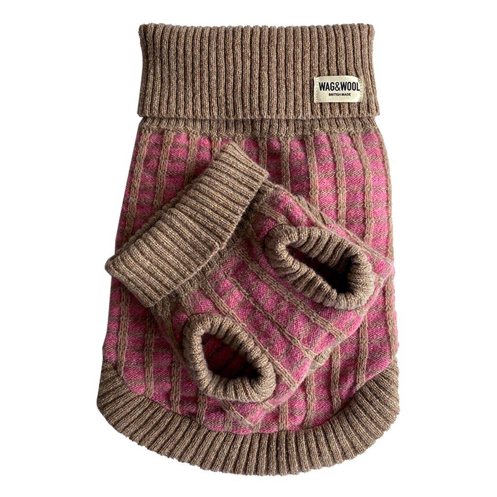 Wag & Wool Paddy Dog Jumper- 100% Hinchcliffe lambswool Made in Britain