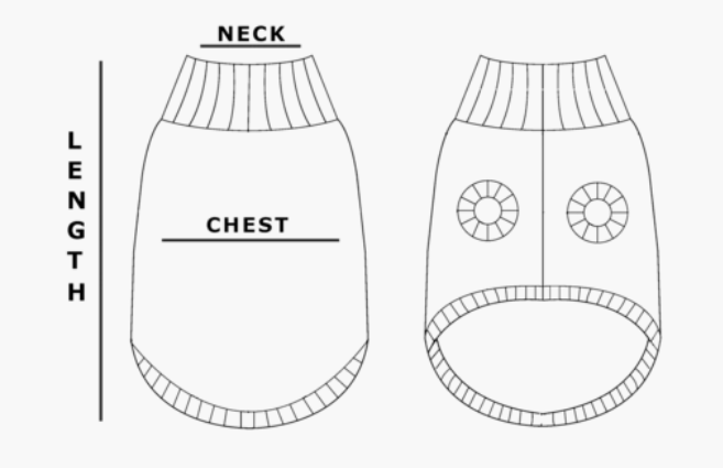 Wag & Wool Paddy Dog Jumper- 100% Hinchcliffe lambswool Made in Britain