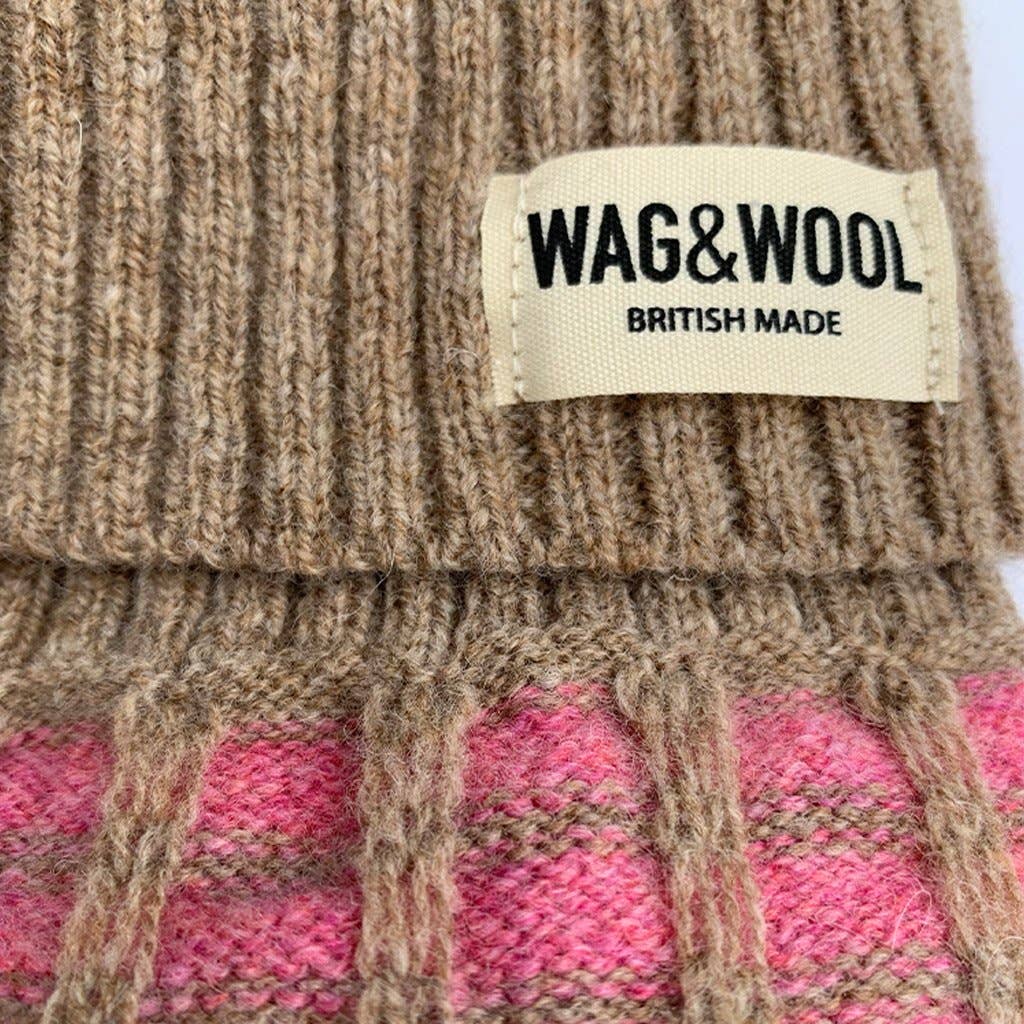 Wag & Wool Paddy Dog Jumper- 100% Hinchcliffe lambswool Made in Britain