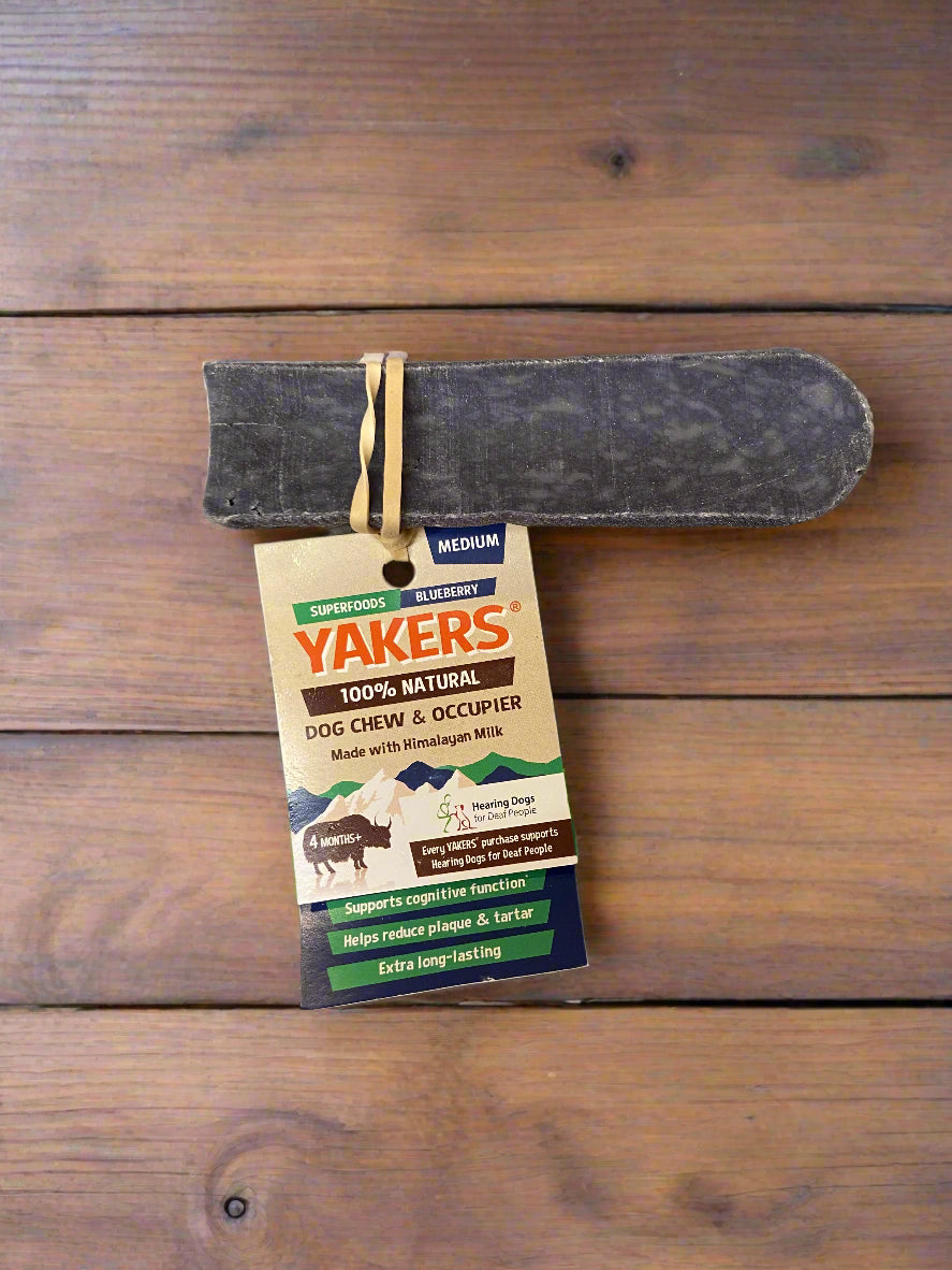 Yakers blueberry dog chew