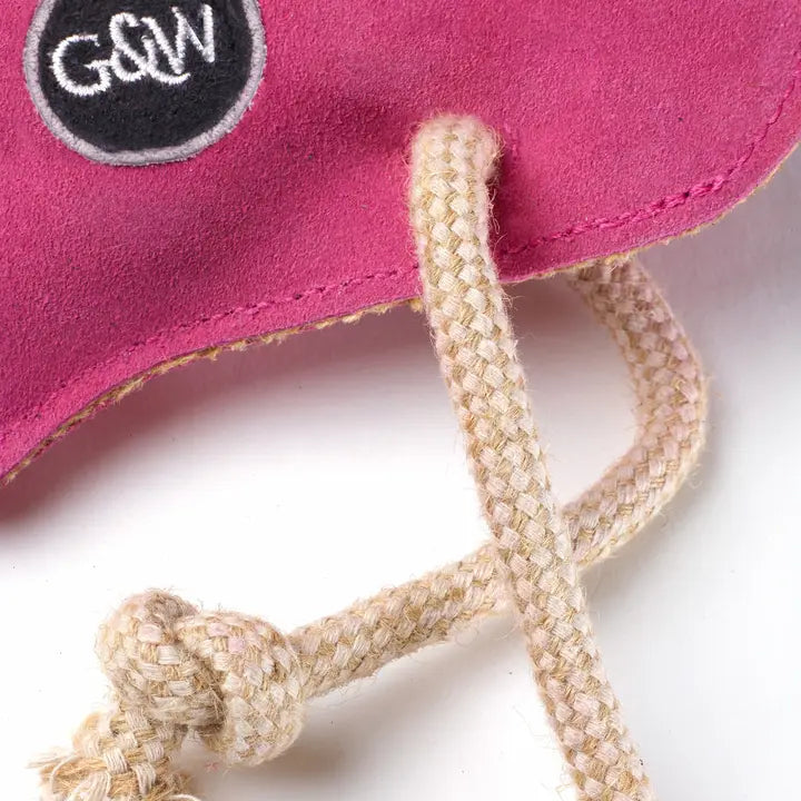 Green & Wilds Floyd the Flamingo eco friendly dog toy