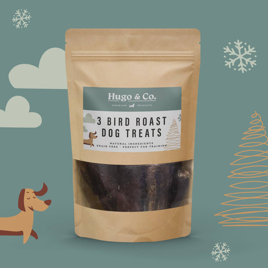 Hugo & Co Christmas 3 Bird Roast Dog Treats