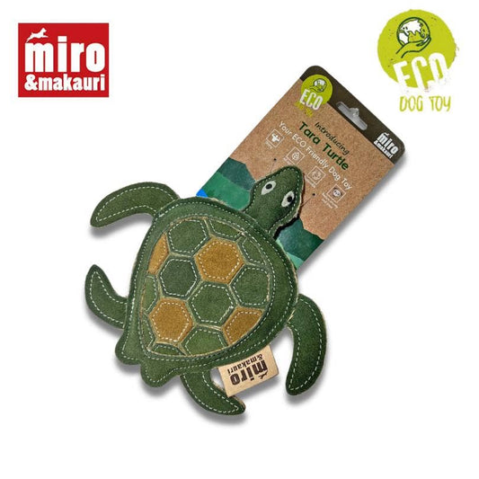 Mira & Makauri Tara Turtle- Eco Leather Dog Toy