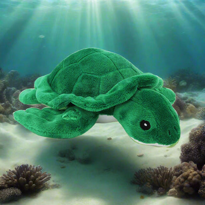 Ancol made from turtle eco friendly dog toy under water