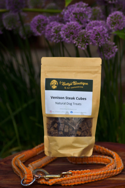 Betty's Boutique Venison Cubes Natural Dog Treats