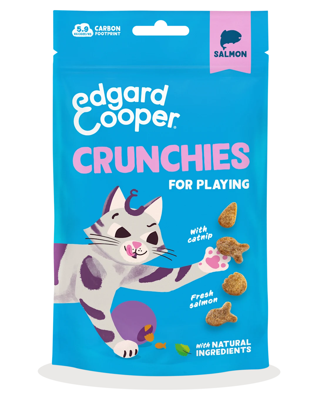 Edgard and cooper salmon crunchies cat treat