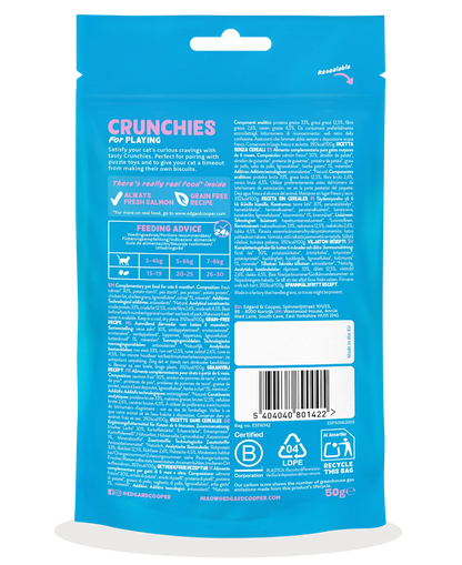 Edgard and cooper salmon crunchies cat treat