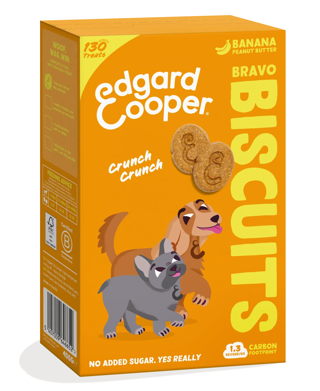 Edgard & Cooper Banana and Peanut butter healthy dog treats