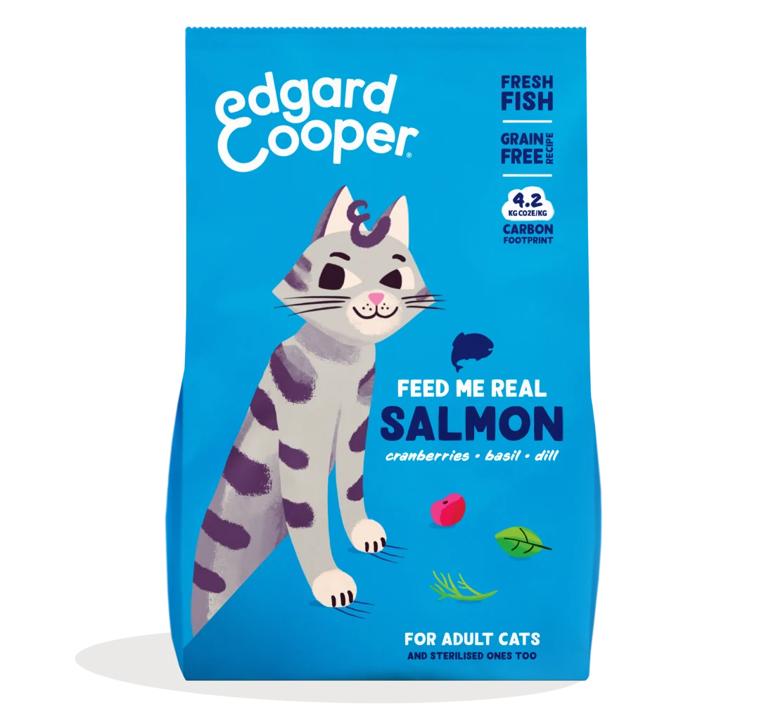 Edgard & Cooper healthy salmon kibble for cats