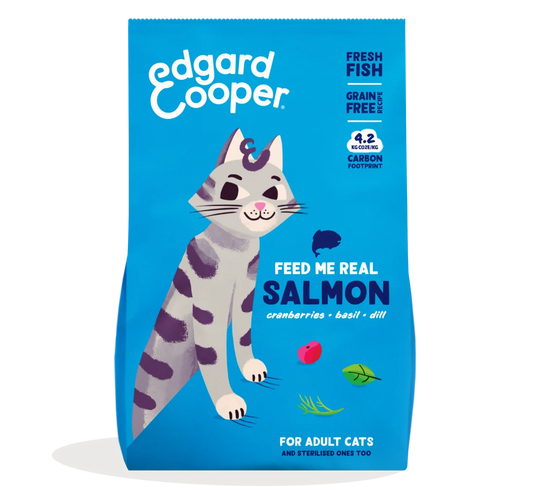 Edgard & Cooper healthy salmon kibble for cats