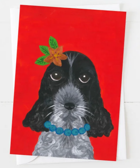 Pup goes the easel Willow greetings cars
