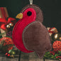 Suede robin eco friendly dog toy
