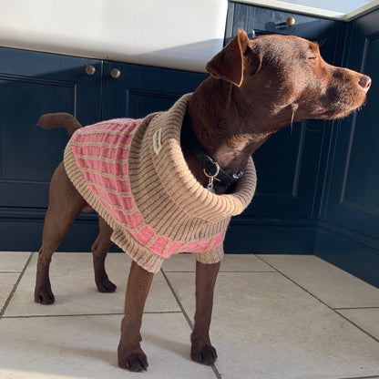 Wag & Wool Paddy Dog Jumper- 100% Hinchcliffe lambswool Made in Britain