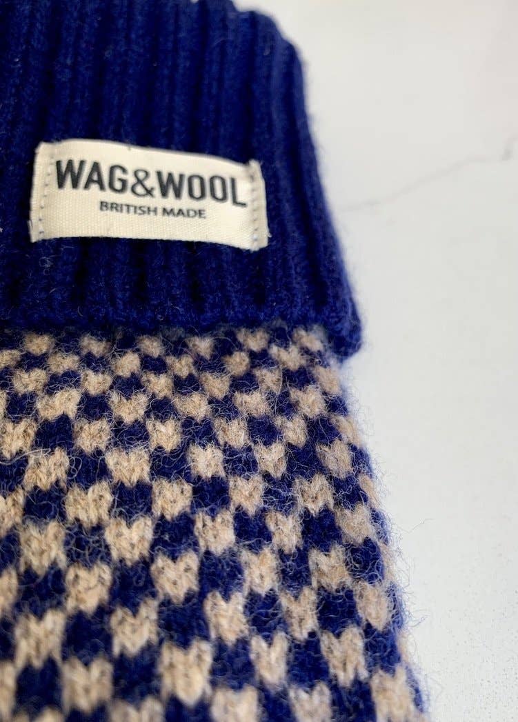 Way & Wool Monti Dog Jumper & Matching Scarf in Hinchcliffe Lambswool