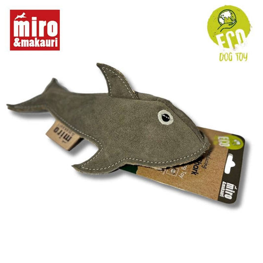 Miro & Makauri Sidney Shark- Eco Leather Dog Toy